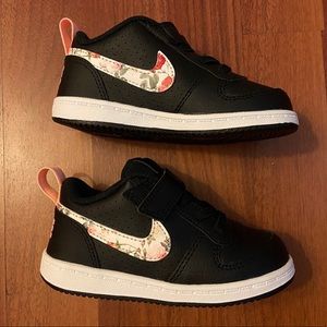 Nike Floral Court Borough Low VF Sneakers (New)